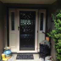 front security screen door