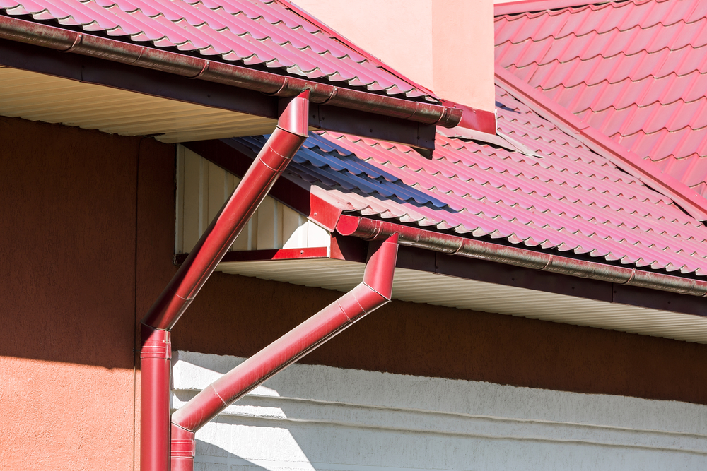 considerations rain gutter color